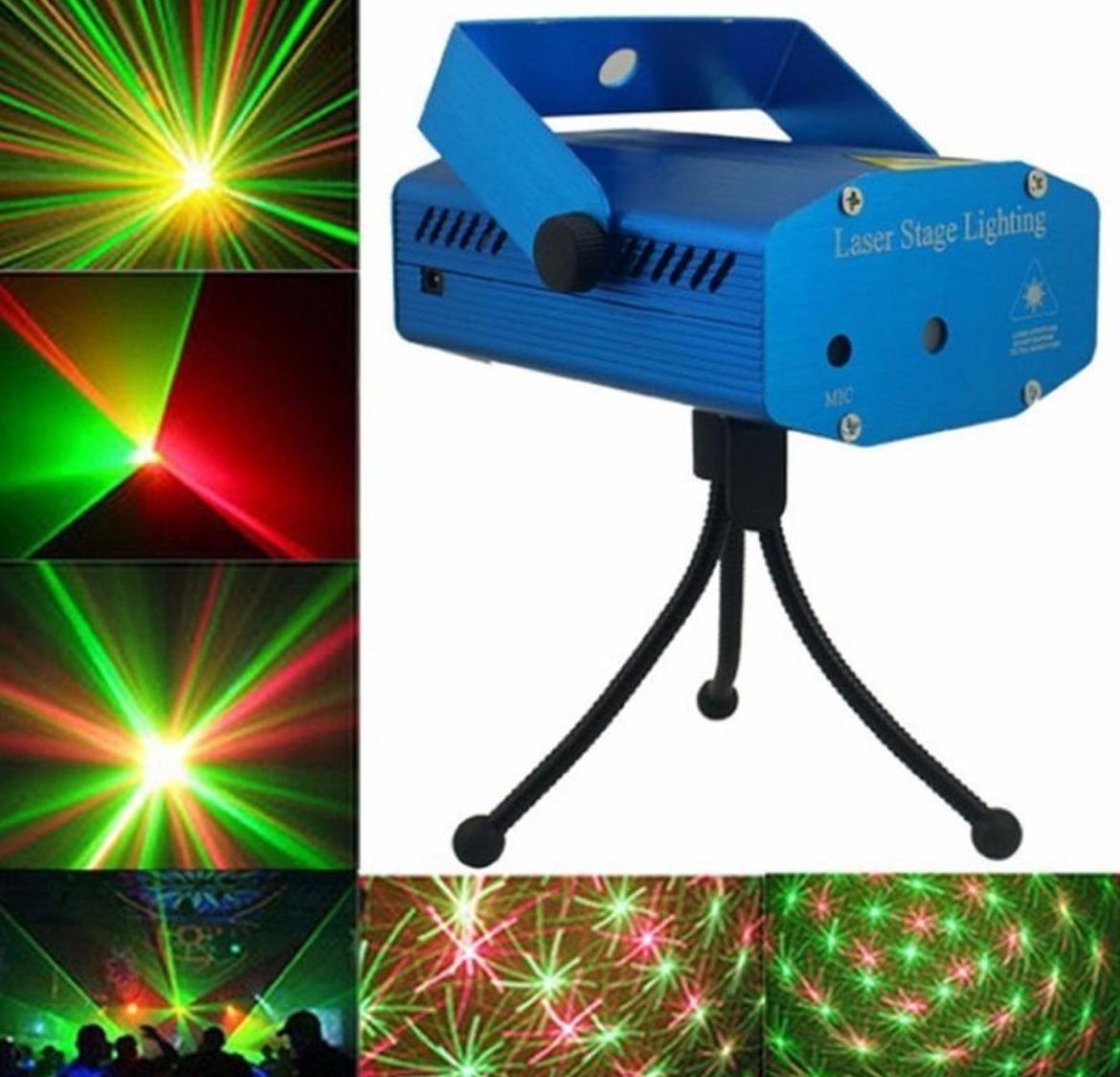 Miniproyector Láser Holográfico Con Iluminación Con Efecto De Fiesta